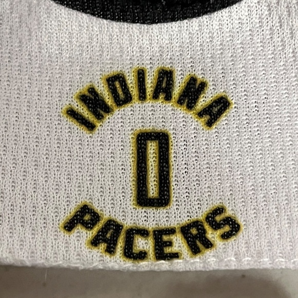 Indiana Pacers 0 Jersey Sneakers 3 Piece Outfit For Labubu Basketball Black - Picture 7 of 10